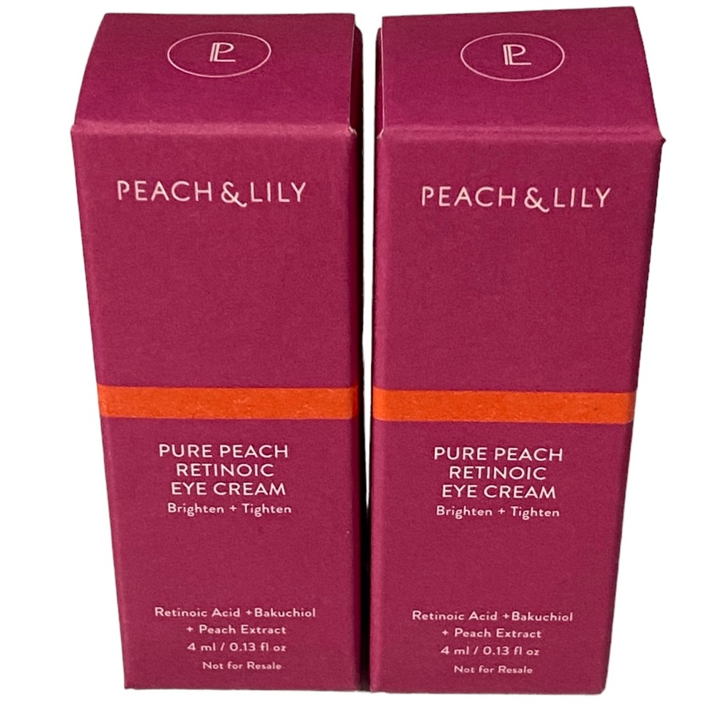 2 Peach & Lily Pure Peach Retinoic Eye Creams